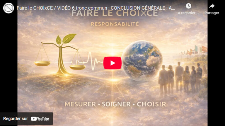 CONCLUSION GÉNÉRALE : ASSUMER LA RESPONSABILITÉ